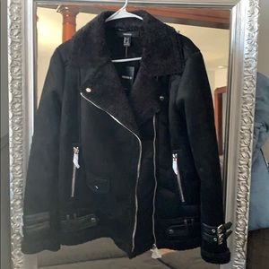 Faux Suede Jacket OBO